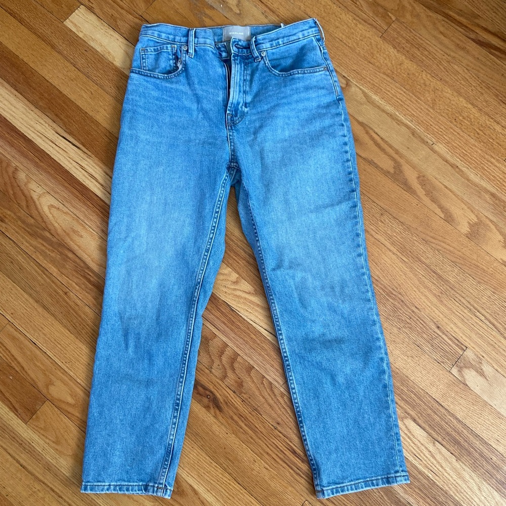 Everlane High Rise Straight jean